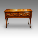 Antique oak and elm dresser base - Image 9