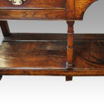 Georgian oak pot board dresser base - Image 17
