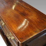 Georgian oak pot board dresser base - Image 5