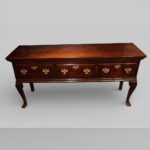 George III oak dresser base