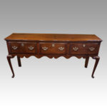 Antique oak cabriole leg dresser