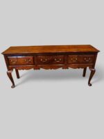Antique oak cabriole leg dresser