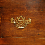 Antique oak cabriole leg dresser base - Image 8