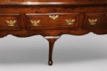Antique oak cabriole leg dresser base - Image 7