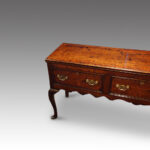 Antique oak cabriole leg dresser - Image 11