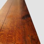 Antique oak cabriole leg dresser base - Image 7