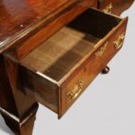 Antique oak cabriole leg dresser base - Image 5
