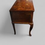 Antique oak cabriole leg dresser base - Image 5