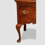 Antique oak cabriole leg dresser base - Image 5