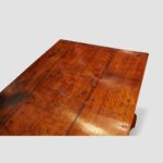 Antique oak cabriole leg dresser base - Image 3