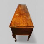 Antique oak cabriole leg dresser base - Image 2