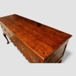 Antique oak cabriole leg dresser base - Image 2