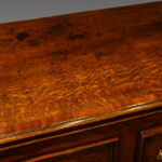 Antique oak cabriole leg dresser - Image 3
