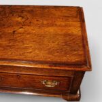 Antique oak cabriole leg dresser base - Image 3