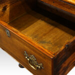 Antique oak cabriole leg dresser base with inlay - Image 9