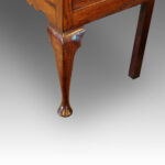 Antique oak cabriole leg dresser base with inlay - Image 7