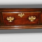 George III oak dresser base - Image 9