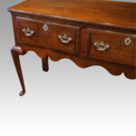 Antique oak cabriole leg dresser - Image 2