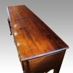 Antique oak cabriole leg dresser - Image 9