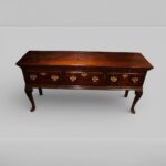 George III oak dresser base - Image 3