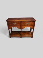Antique oak cottage dresser base