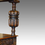 Antique oak court cupboard - Image 11