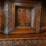 Antique oak court cupboard - Image 10