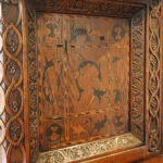 Antique oak court cupboard - Image 9