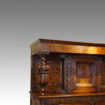 Antique oak court cupboard - Image 8