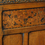 Antique oak court cupboard - Image 6