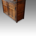 Antique oak court cupboard - Image 5