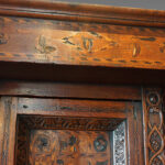 Antique oak court cupboard - Image 3