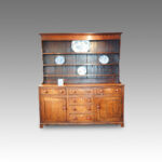 19thc. oak and cross-banded dresser