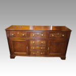 Antique oak cupboard dresser base