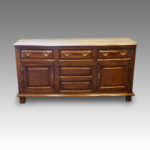 Antique oak cupboard dresser base