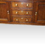 Antique oak cupboard dresser base - Image 10