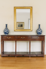 Georgian oak long pot board dresser base - Image 8