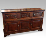 Antique oak dresser base - Image 11