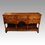 Antique oak dresser base