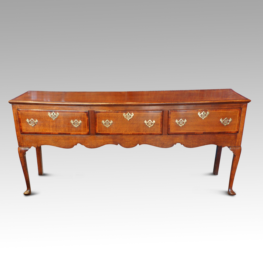 Antique-oak-dresser-base-3.jpg Antique oak dresser base - Image 1