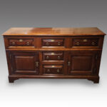 Antique George III oak dresser
