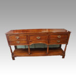 Antique oak dresser pot board base