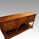 Antique oak dresser base - Image 4