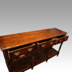 Antique oak dresser pot board base - Image 3
