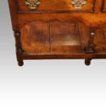 George III oak dresser base - Image 4
