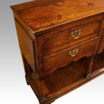 Antique oak dresser base - Image 6