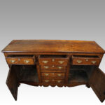 Antique oak dresser base - Image 3