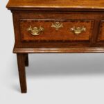 Georgian Oak Cross-Banded Dresser Base, c. 18th Century - Image 6