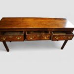 Georgian Oak Cross-Banded Dresser Base, c. 18th Century - Image 5