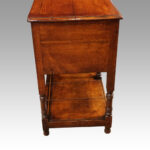 George III oak dresser base - Image 8